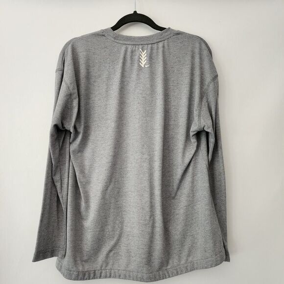 Nike Dri-Fit Gray Long Sleeve Softball athletic t-shirt womens size L - Picture 4 of 7